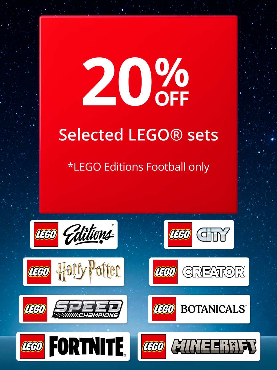 20% Off Selected LEGO