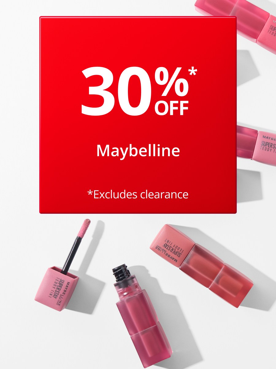 30% off Maybelline