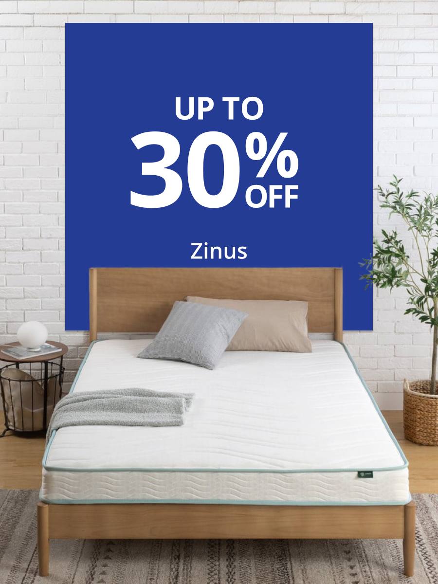 Up to 30% Off Zinus