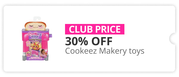 30% Off Cookeez Makery toys