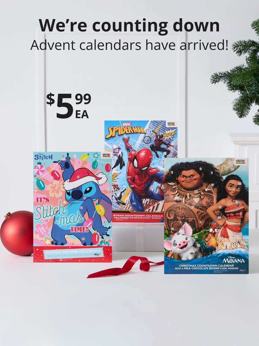 Advent calendars from $5.99