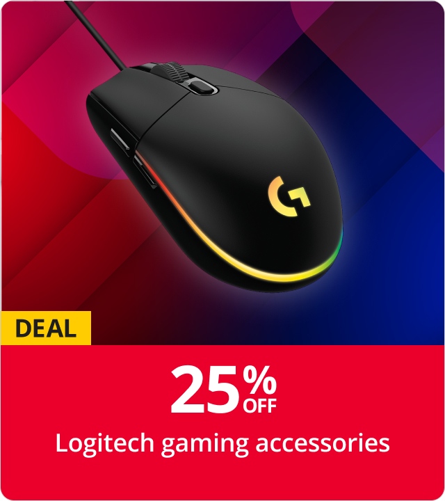 25% off Logitech gaming
