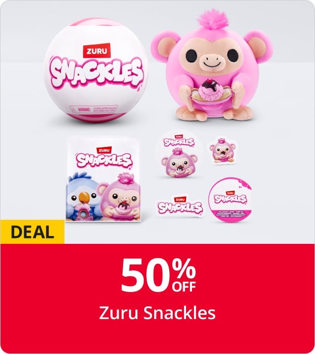 50% off Zuru Snackles