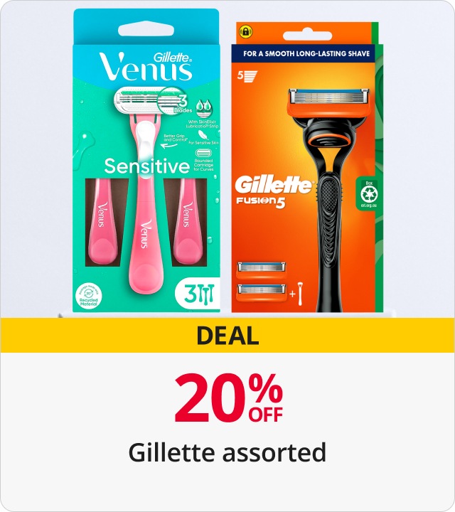 Gillette assorted