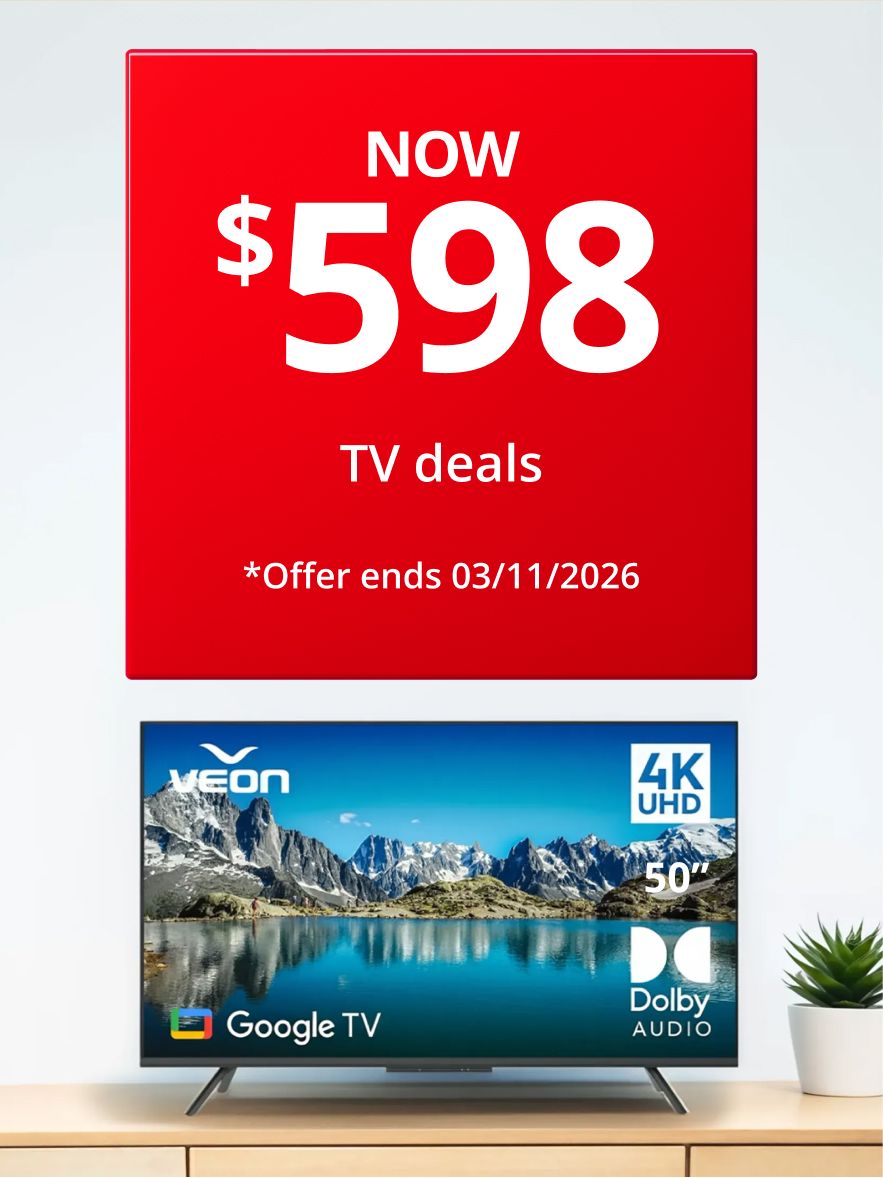 Now $598 TV deals