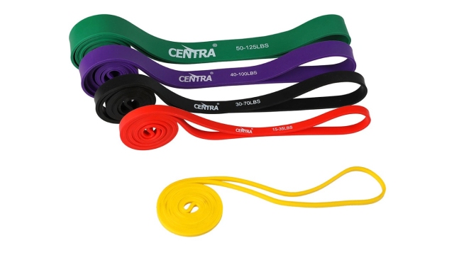 Centra Resistance Bands Heavy Duty Strength Fitness Exercise Loop Gym Yoga 11pcs