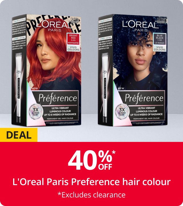 40% OFF L'Oreal Paris Preference