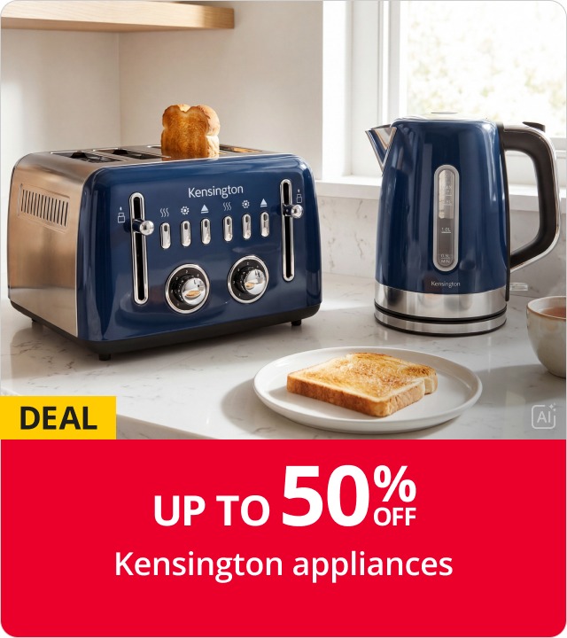 Up to 50% off Kensington appliances