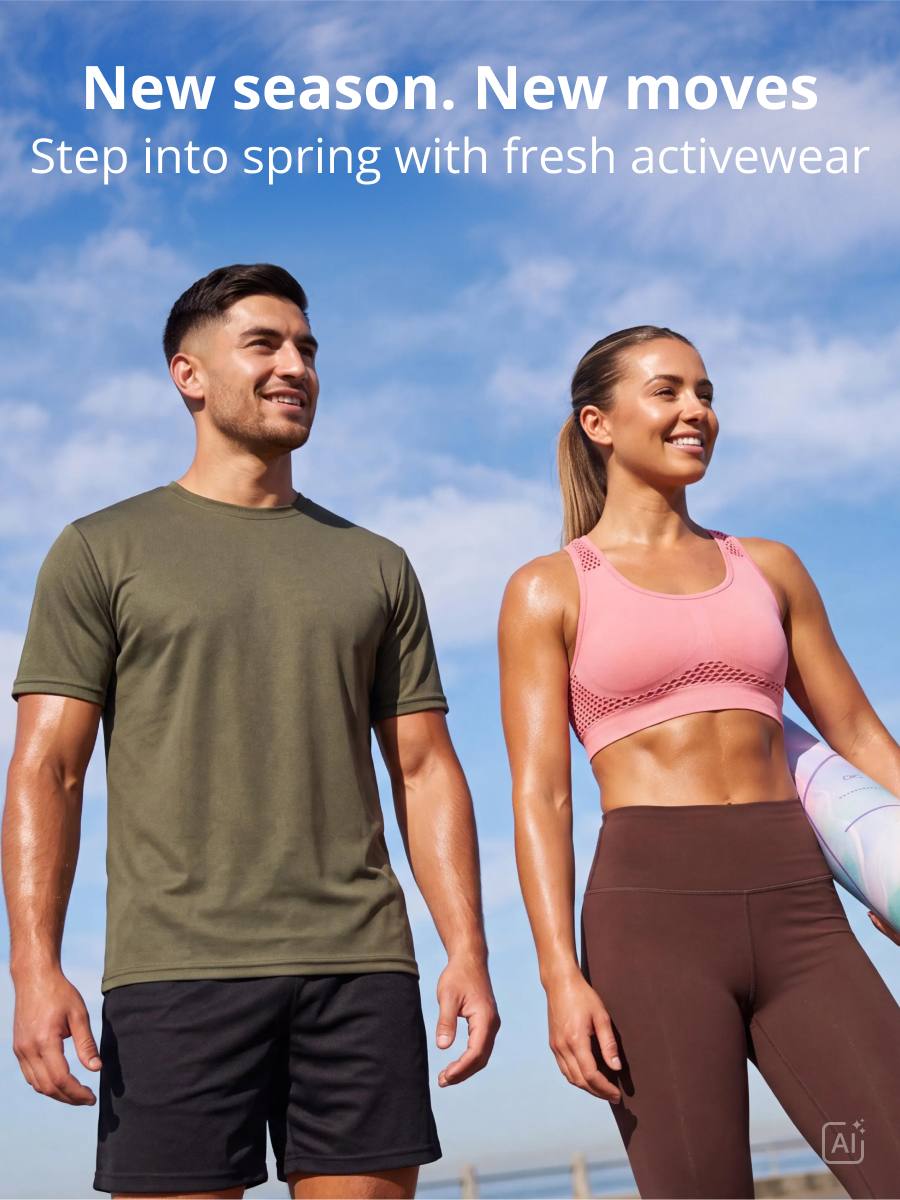 New season. New moves Step into spring with fresh activewear