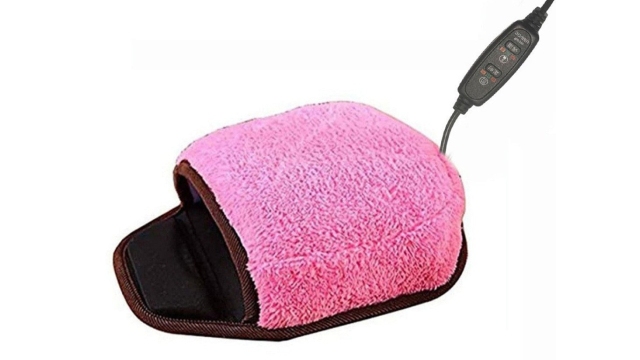 USB Heated Mouse Pad With Wrist Rest Winter Hand Warmer With 3 Level Temperature Control Pink