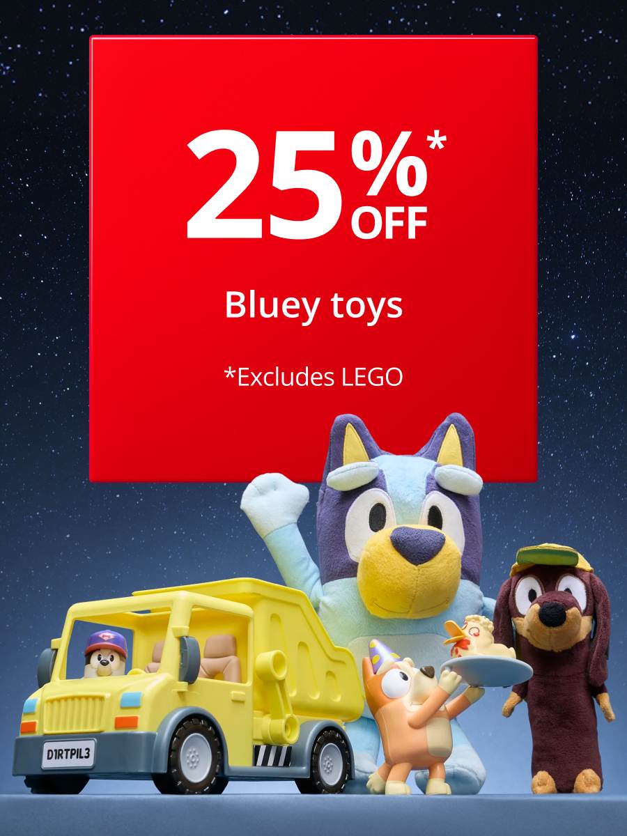 25% off Bluey pre-school toys