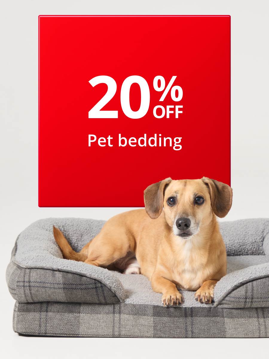 20% off Pet Bedding & Housing