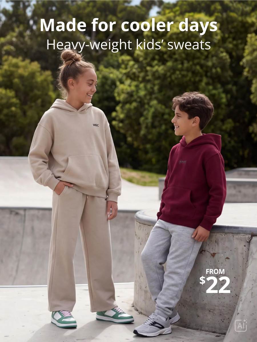 Heavy weight kids sweats