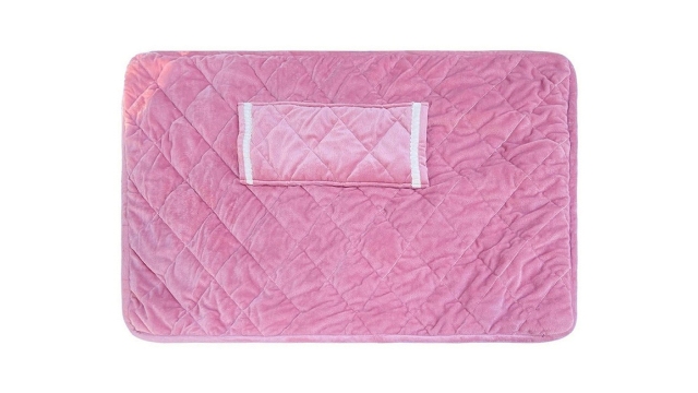 USB Heating Pad Portable 5V Heated Travel Blanket Pads For Car Airplane Pink