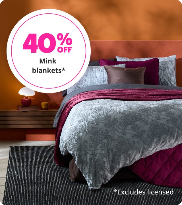 50% off mink blankets