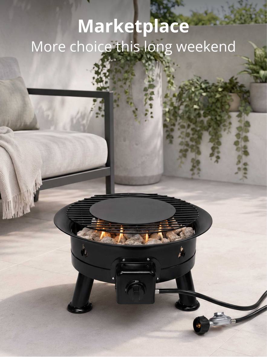 Marketplace More choice this long weekend