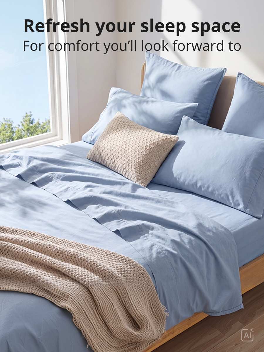 Refresh your sleep space, comfort you'll love