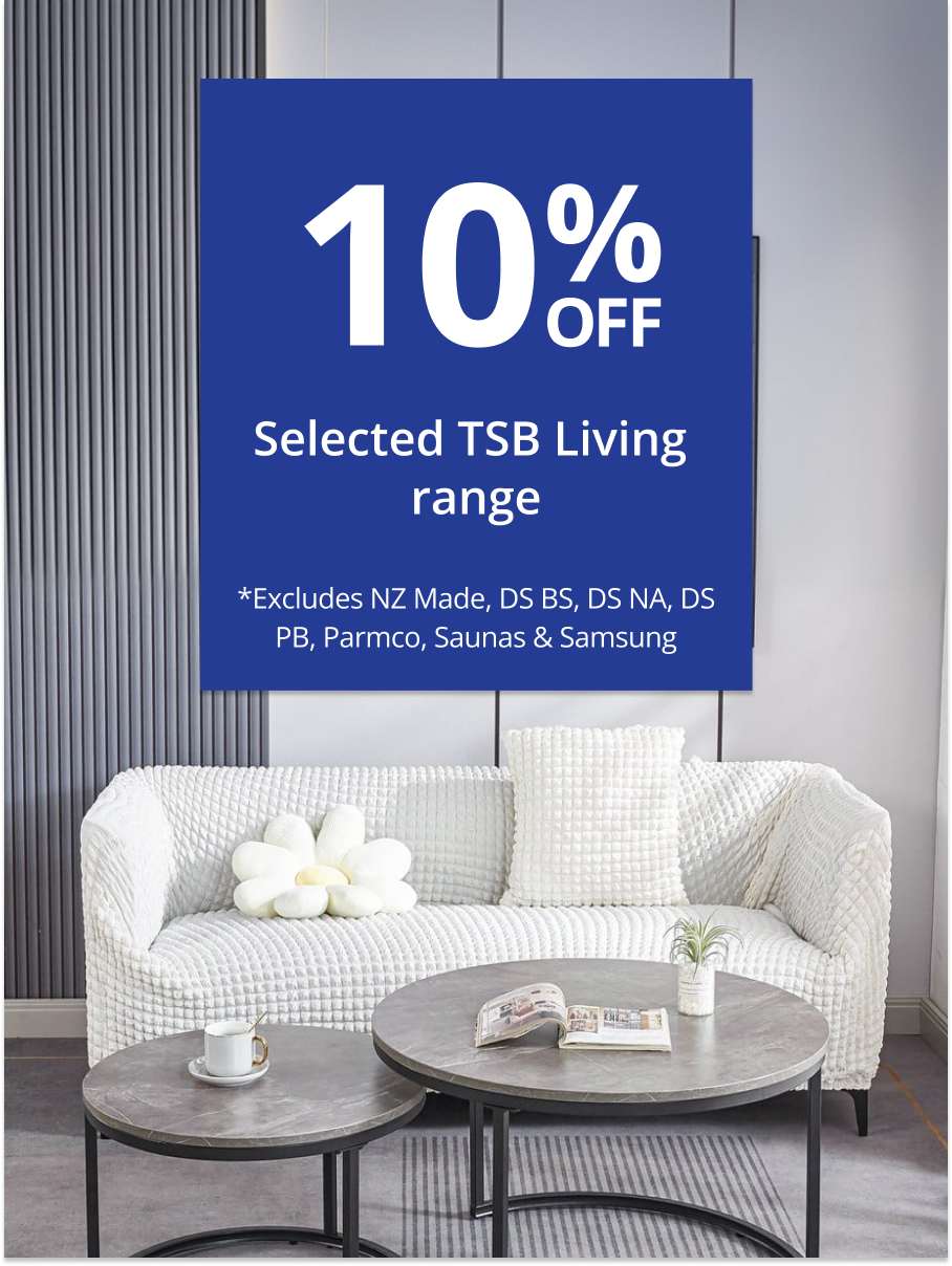 10% Off Selected TSB Living range Exc