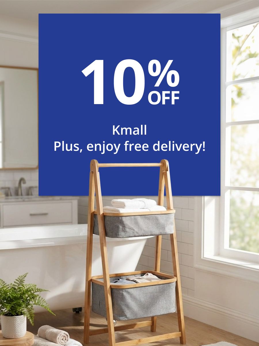 10% Off Kmall Plus, enjoy free delivery!