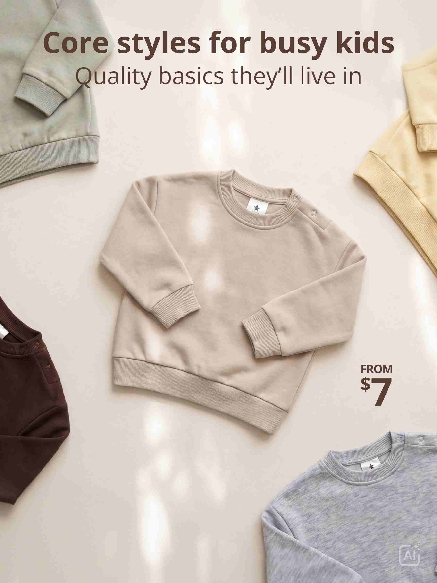 Core styles for busy kidst