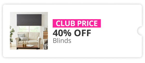 40% Off Blinds