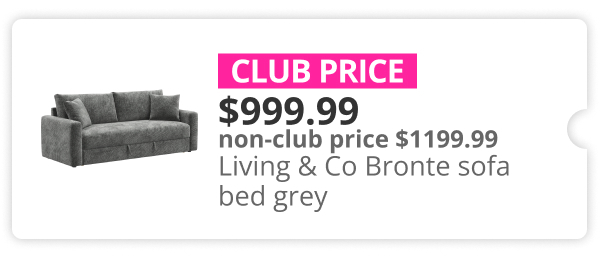 Living & Co Bronte soda bed $999.99