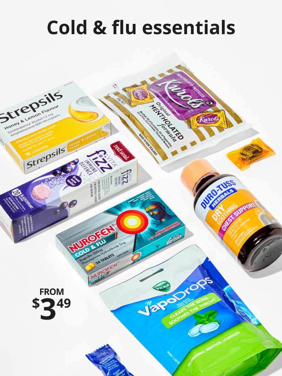 Cold & Flu Essentials from $3.49