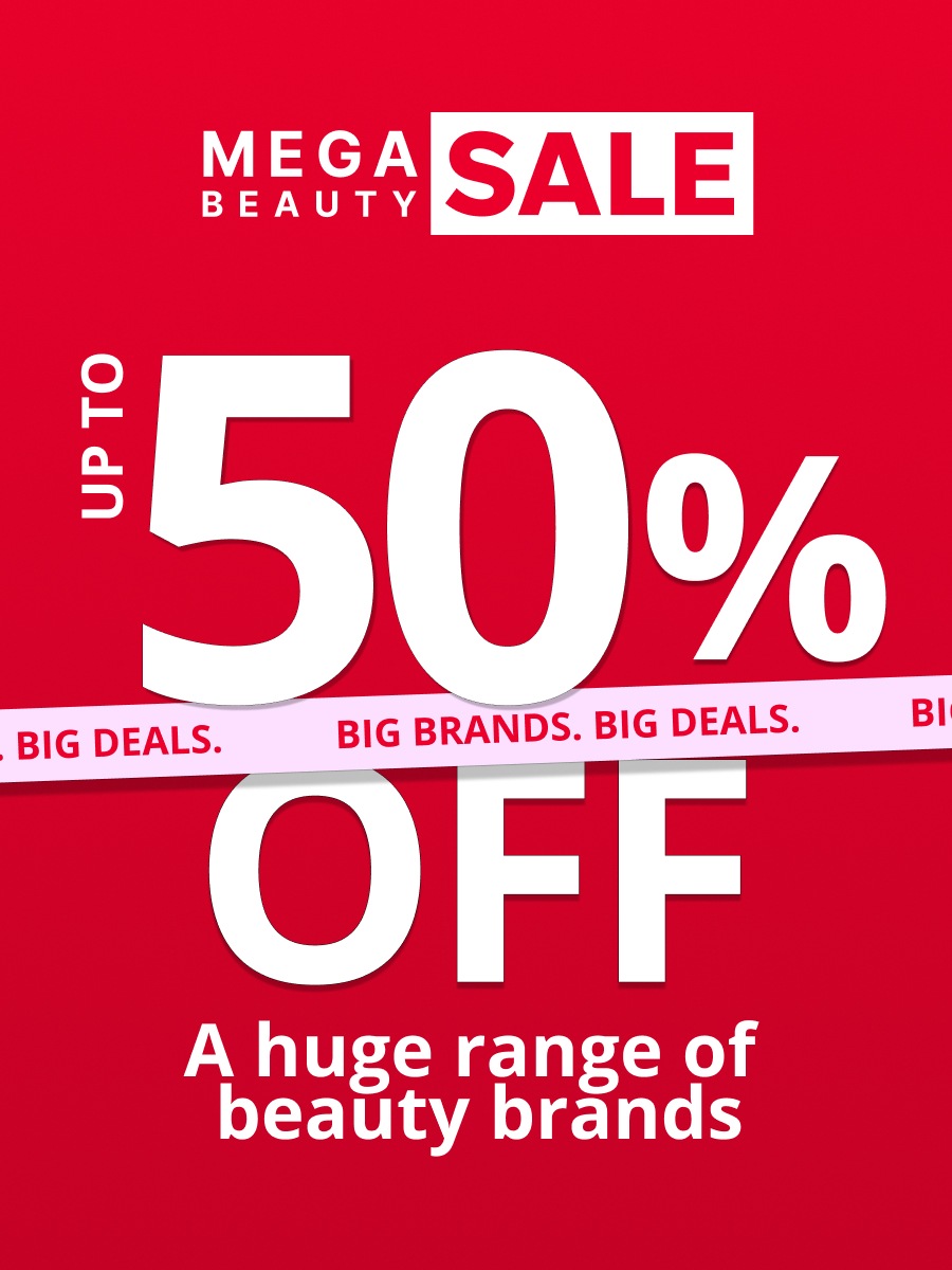 Up to 50% OFF a huge range of beauty brands