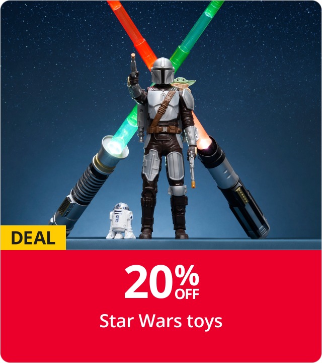 20% off Star Wars toys