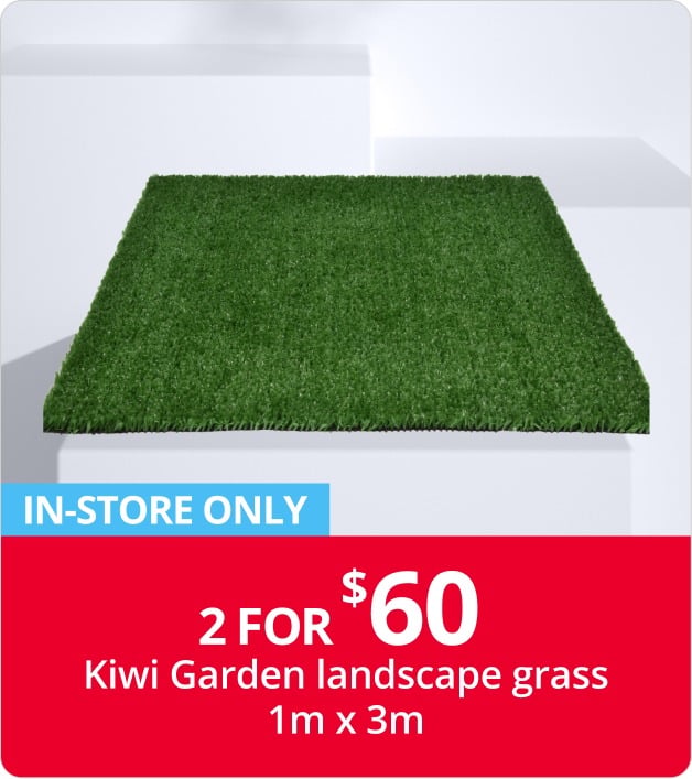 Buy 2 for $60 Kiwi Garden landscape grass 1m x 3m