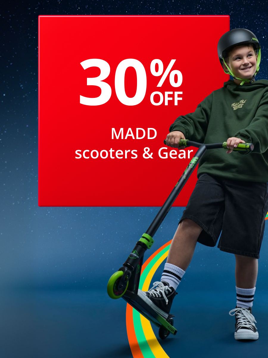 30% off all MADD Gear
