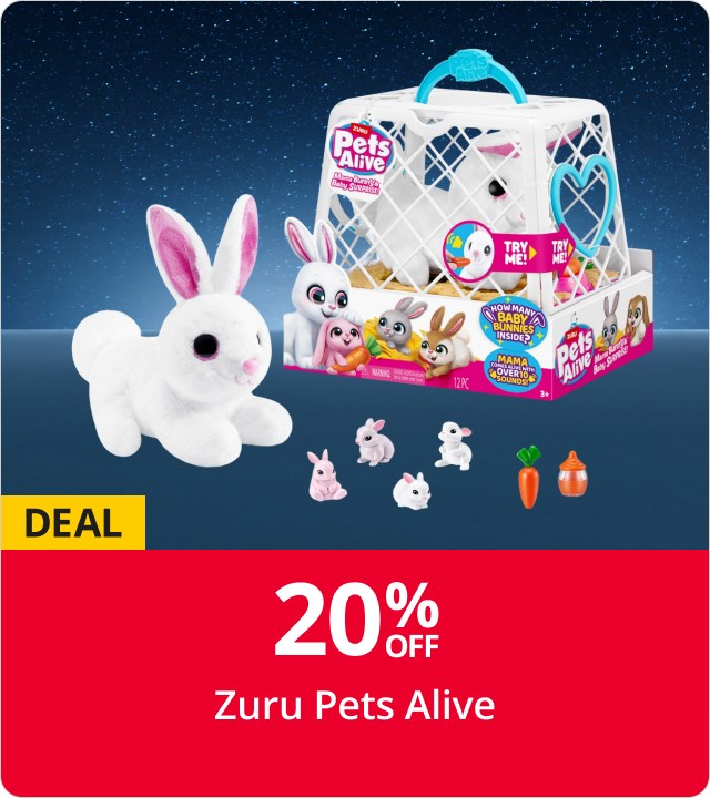 20% off Zuru Pets Alive