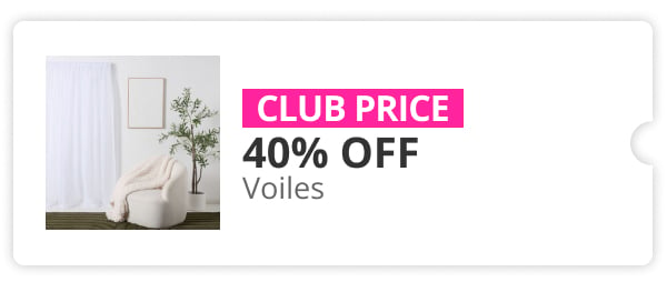 40% off Voiles