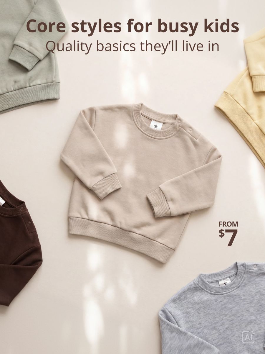 Core styles for busy kids