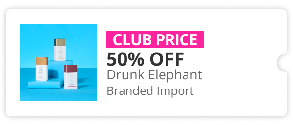 50% OFF Drunk Elephant