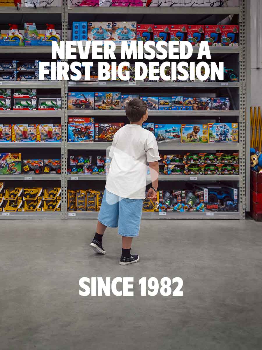 Never missed a first big decision