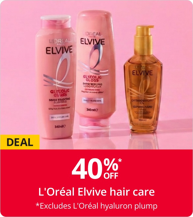 40% OFF L'Oreal elvive hair care
