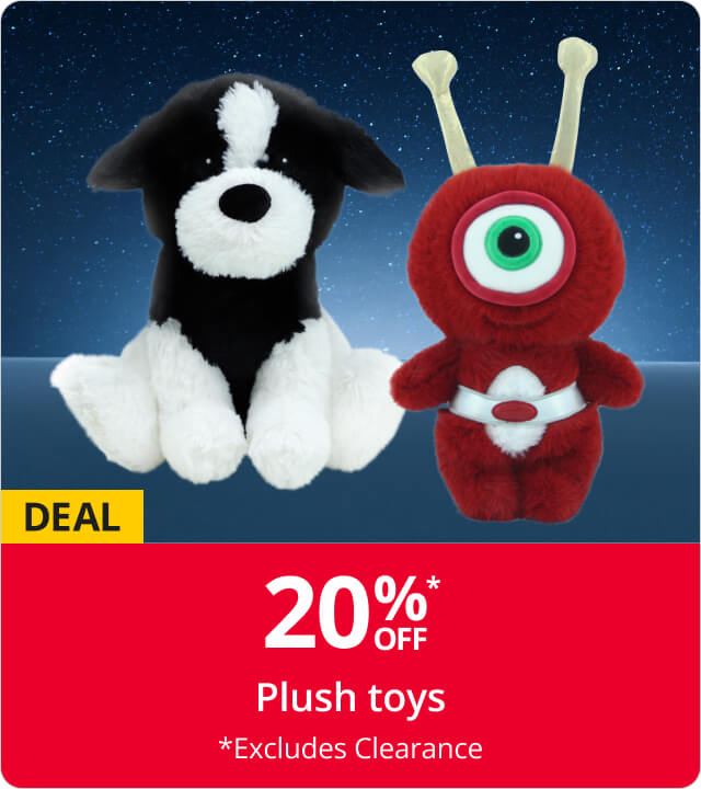 20% off Plush toys