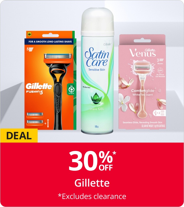 30% OFF Gilette