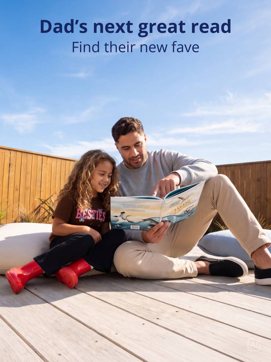 For Dad who’s always reading