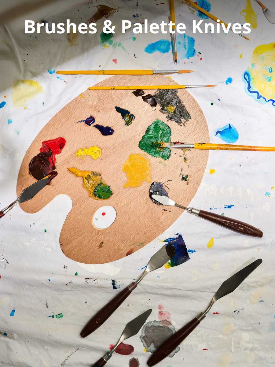 Brushes & Palette Knives