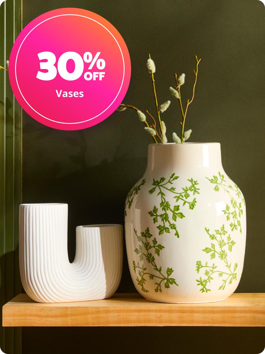 30% off Vases