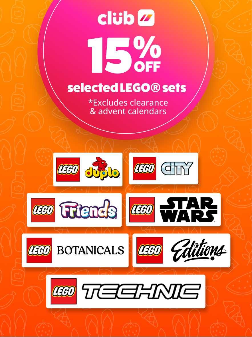 15% off selected LEGO® sets