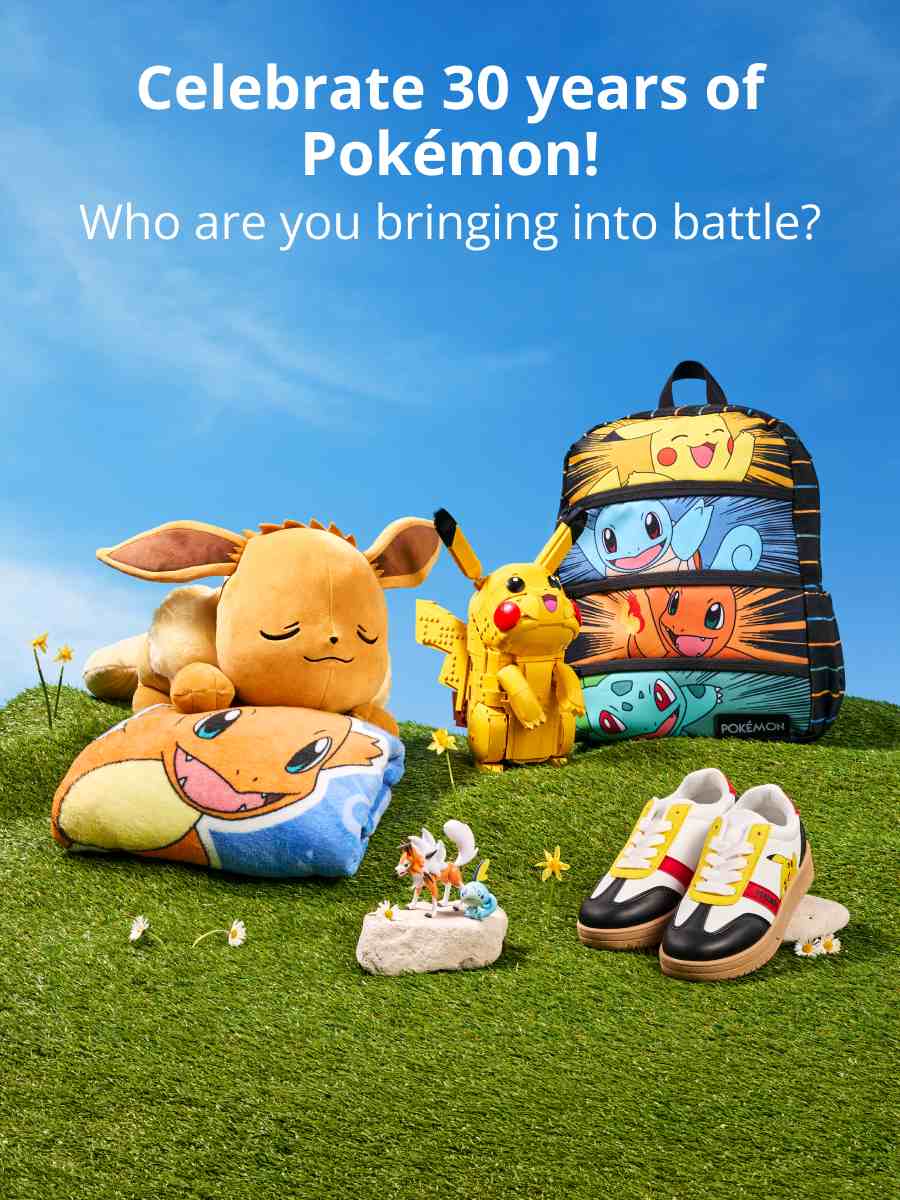 Celebrate 30 years of Pokémon!