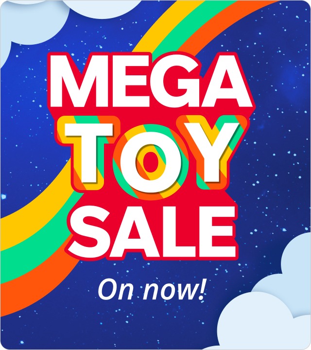 mega toys sale on now