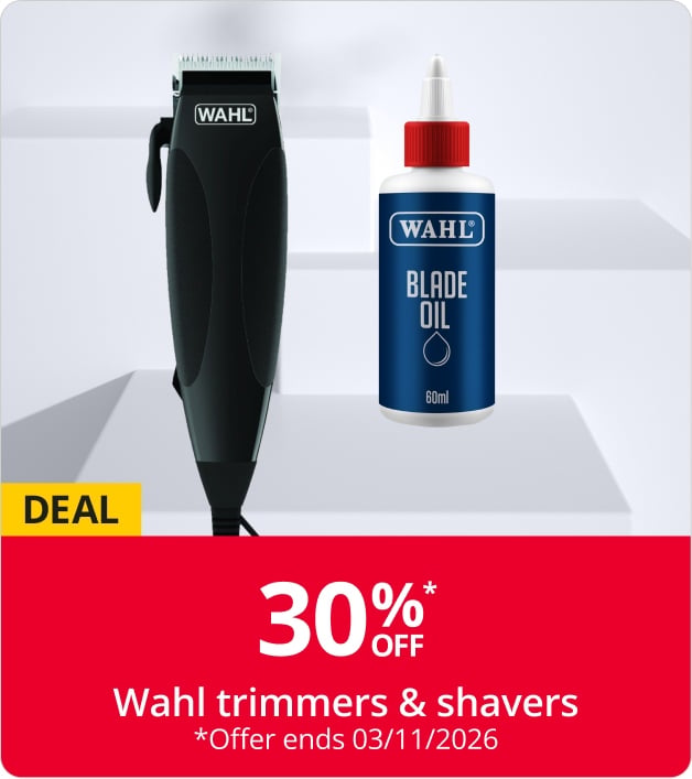 30% off Wahl trimmers & shavers