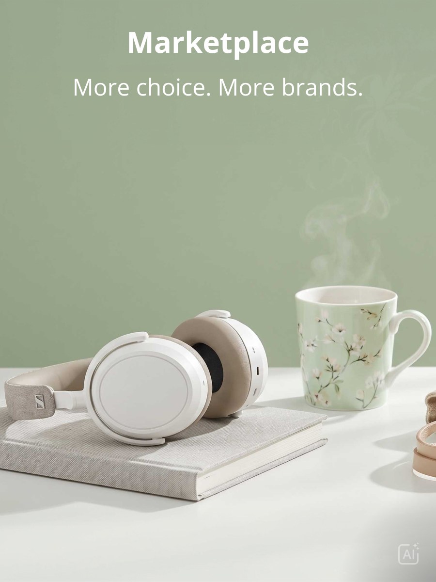 Marketplace More Choice. More Brands.