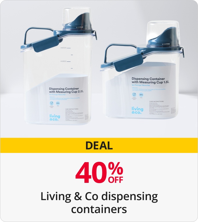 Living & Co dispensing containers