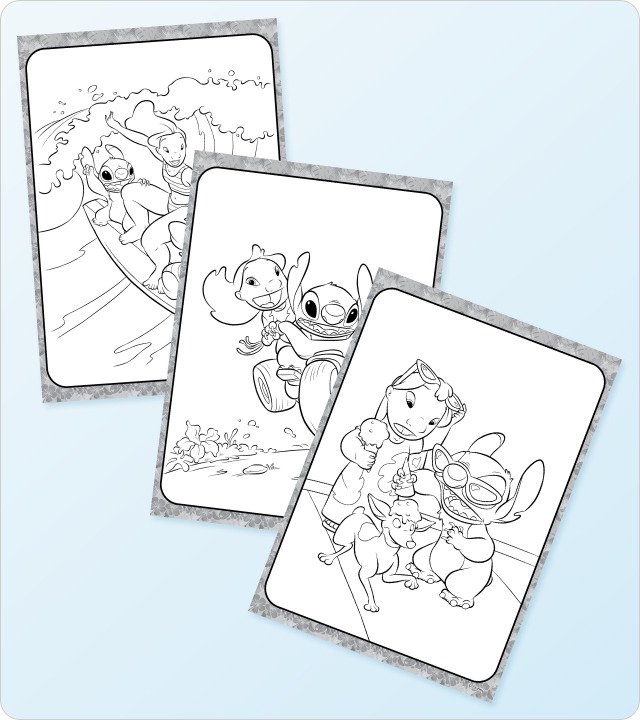 Lilo & Stitch Colouring Pages
