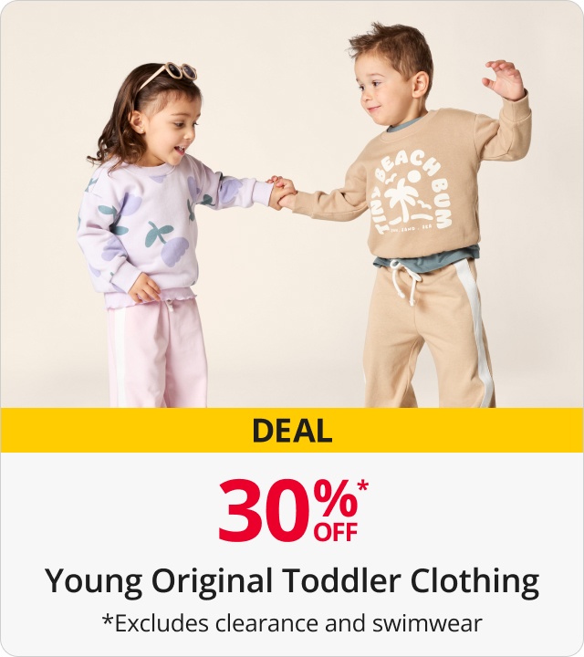 Young Original toddler clothing 30% off